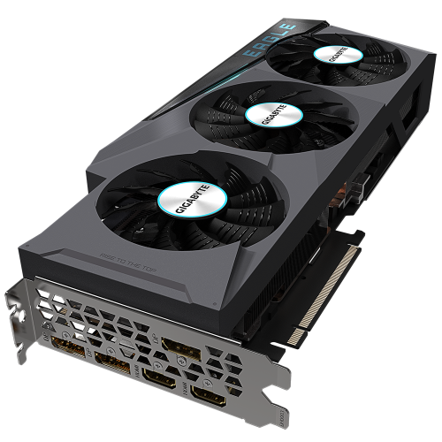 Продать Видеокарта Gigabyte GeForce RTX 3080 EAGLE 12288MB (GV-N3080EAGLE-12GD) по Trade-In интернет-магазине Телемарт - Киев, Днепр, Украина фото