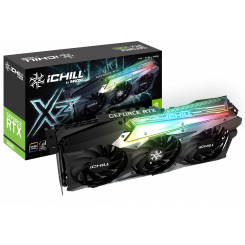 Відеокарта Inno3D GeForce RTX 3080 ICHILL X3 12288MB (C30803-126XX-1810VA37H) LHR