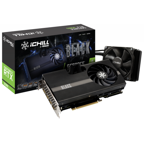 Продати Відеокарта Inno3D GeForce RTX 3080 ICHILL BLACK 12288MB (C3080B-126XX-1810003H) LHR за Trade-In у інтернет-магазині Телемарт - Київ, Дніпро, Україна фото