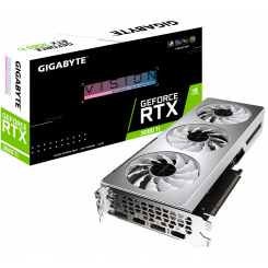 Видеокарта Gigabyte GeForce RTX 3060 Ti VISION 8192MB (GV-N306TVISION-8GD) LHR