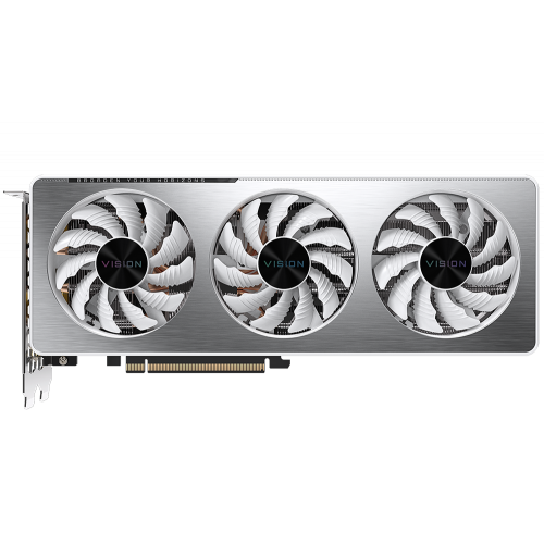 Продать Видеокарта Gigabyte GeForce RTX 3060 Ti VISION 8192MB (GV-N306TVISION-8GD) LHR по Trade-In интернет-магазине Телемарт - Киев, Днепр, Украина фото