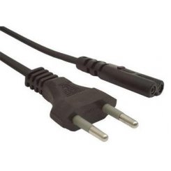 Кабель Кабель сетевой 1.8м вилка 2pin Black