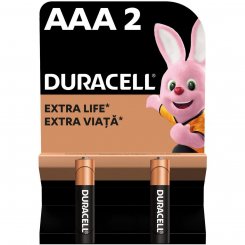 Батарейки Duracell AAA (LR03) MN2400 2 шт. (5007819/5010171)