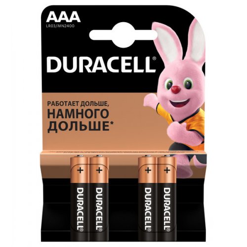 

Duracell ААА (LR03) MN2400 4 шт. (81545421/5005967)