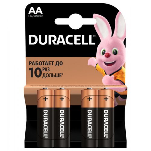

Duracell АА (LR06) MN1500 4 шт. (5006200)
