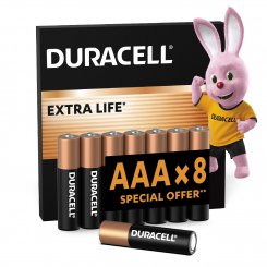 Батарейки Duracell ААА (LR03) MN2400 8 шт. (5005969)