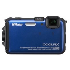 Цифровые фотоаппараты Nikon Coolpix AW100 Blue