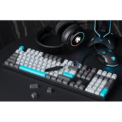 Купить Клавиатура Varmilo MA108M V2 Moonlight EC Sakura V2 (A36A023A9A3A06A007) Grey/Blue - цена в Харькове, Киеве, Днепре, Одессе
в интернет-магазине Telemart фото