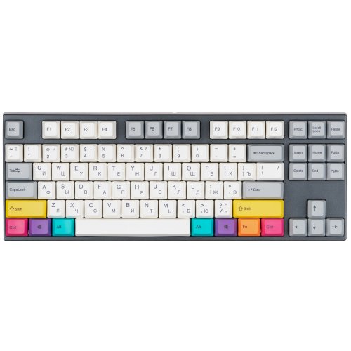 

Varmilo MA87M V2 CMYK EC Rose V2 (A33A024B0A3A06A007) Grey/White