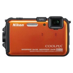 Цифровые фотоаппараты Nikon Coolpix AW100 Orange