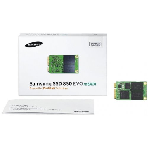Продать SSD-диск Samsung 850 EVO 120GB mSATA (MZ-M5E120BW) по Trade-In интернет-магазине Телемарт - Киев, Днепр, Украина фото