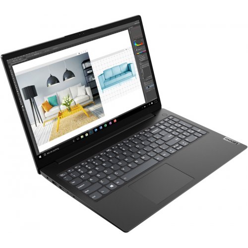 Продать Ноутбук Lenovo V15 (82C500NRRA) Black по Trade-In интернет-магазине Телемарт - Киев, Днепр, Украина фото