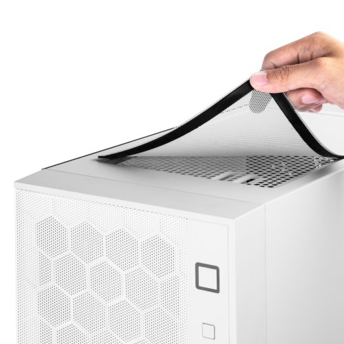 Продати Корпус Silverstone FARA R1W-G Tempered Glass без БЖ White за Trade-In у інтернет-магазині Телемарт - Київ, Дніпро, Україна фото