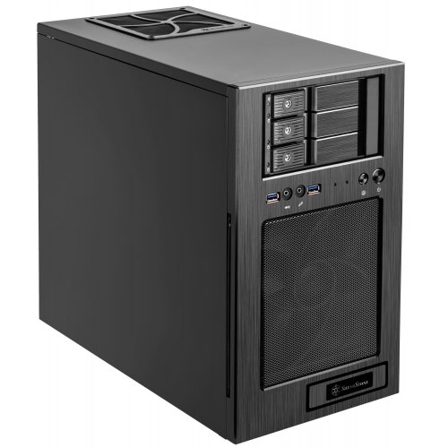 Продать Корпус Silverstone CS330B без БП Black по Trade-In интернет-магазине Телемарт - Киев, Днепр, Украина фото