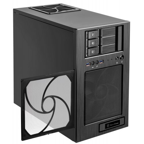 Продать Корпус Silverstone CS330B без БП Black по Trade-In интернет-магазине Телемарт - Киев, Днепр, Украина фото