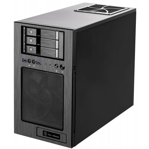 Продать Корпус Silverstone CS330B без БП Black по Trade-In интернет-магазине Телемарт - Киев, Днепр, Украина фото