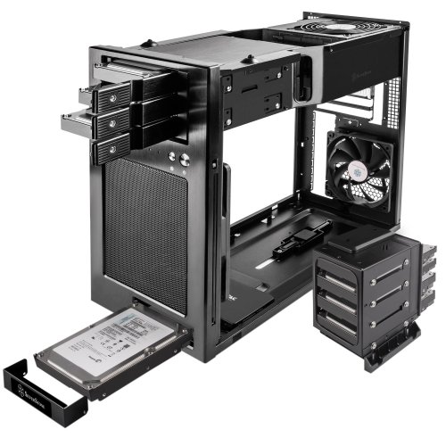 Продать Корпус Silverstone CS330B без БП Black по Trade-In интернет-магазине Телемарт - Киев, Днепр, Украина фото