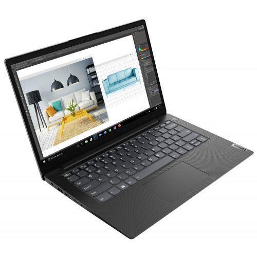 Продать Ноутбук Lenovo V14 GEN2 ITL (82KA001JRA) Black по Trade-In интернет-магазине Телемарт - Киев, Днепр, Украина фото