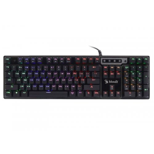 Фото Клавиатура A4Tech Bloody B750N Light Strike Green Switch Black