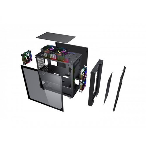 Продать Корпус 2E Gaming ASPER ARGB Tempered Glass (2E-GM7) без БП Black по Trade-In интернет-магазине Телемарт - Киев, Днепр, Украина фото