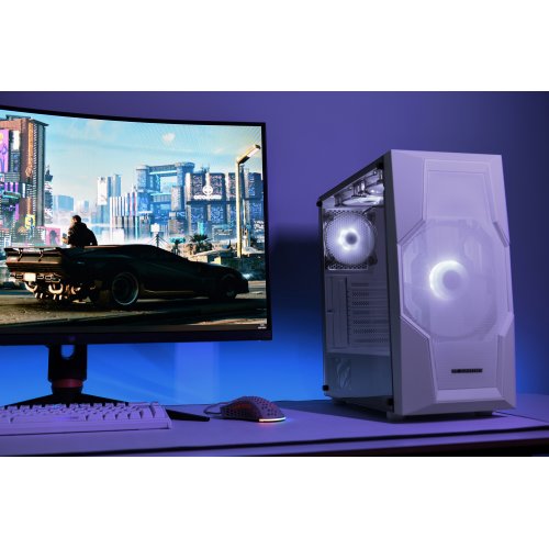 Купить Корпус 2E Gaming TURBO ARGB Tempered Glass (2E-G2057W) без БП White с проверкой совместимости: обзор, характеристики, цена в Киеве, Днепре, Одессе, Харькове, Украине | интернет-магазин TELEMART.UA фото