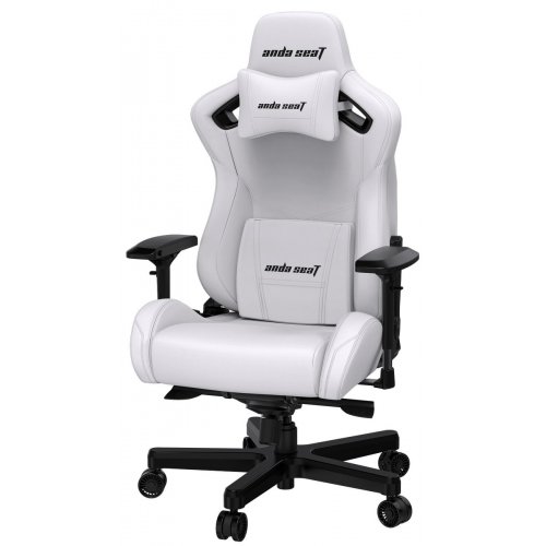Игровое кресло Anda Seat Kaiser 2 XL (AD12XL-07-W-PV-W01) White купить в Украине: Киев, Днепр, Харьков, Одесса  | Низкая цена, отзывы, характеристики от TELEMART фото