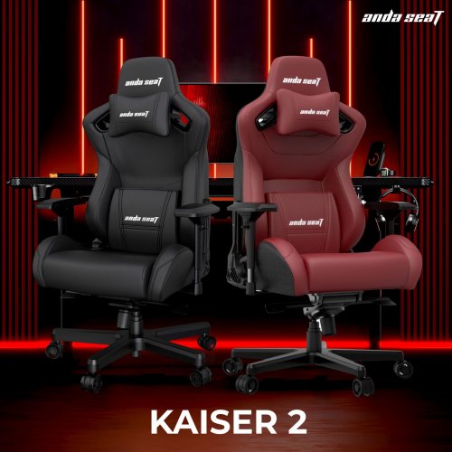 Игровое кресло Anda Seat Kaiser 2 XL (AD12XL-07-W-PV-W01) White купить в Украине: Киев, Днепр, Харьков, Одесса  | Низкая цена, отзывы, характеристики от TELEMART фото
