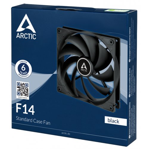 Продати Кулер для корпуса Arctic F14 (ACFAN00216A) Black за Trade-In у інтернет-магазині Телемарт - Київ, Дніпро, Україна фото
