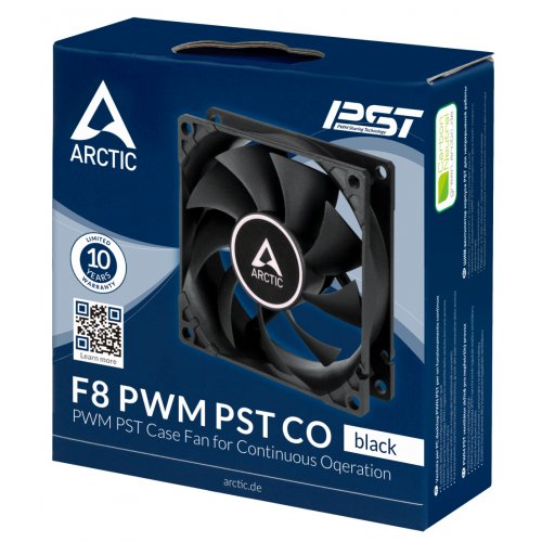 Продати Кулер для корпуса Arctic F8 PWM PST CO (ACFAN00206A) Black за Trade-In у інтернет-магазині Телемарт - Київ, Дніпро, Україна фото
