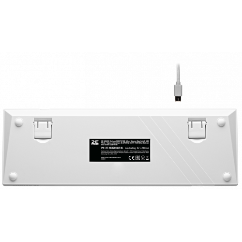 Купити Клавіатура 2E Gaming KG370 RGB Gateron Blue Switch (2E-KG370UWT-BL) White - ціна в Києві, Львові, Вінниці, Хмельницькому, Франківську, Україні | інтернет-магазин TELEMART.UA фото