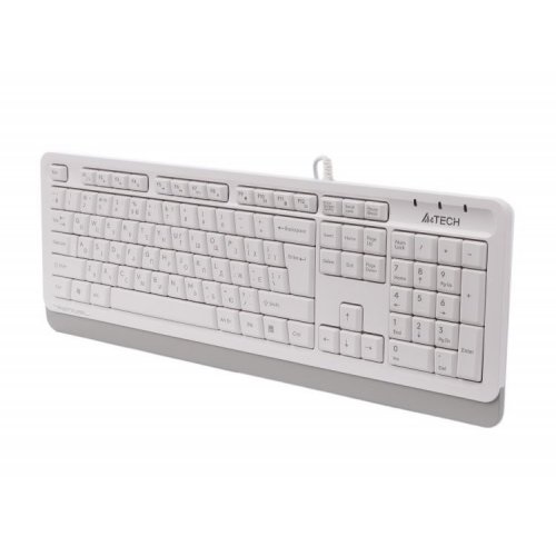 Клавіатура A4Tech Fstyler FKS10 White купити в Україні: Київ, Львів, Хмельницький, Тернопіль, Івано-Франківськ | Низька ціна, відгуки, характеристики від TELEMART фото