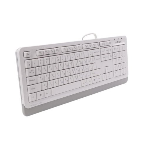Клавіатура A4Tech Fstyler FKS10 White купити в Україні: Київ, Львів, Хмельницький, Тернопіль, Івано-Франківськ | Низька ціна, відгуки, характеристики від TELEMART фото