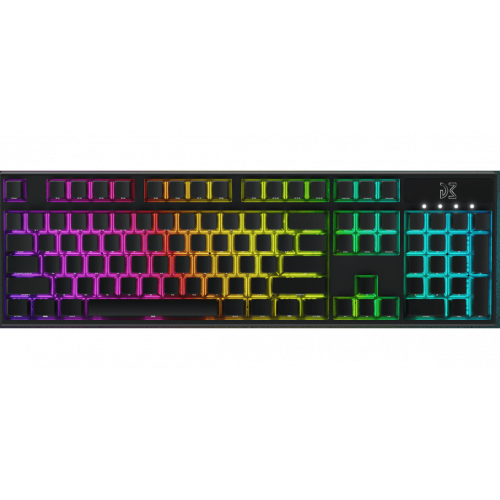 Купити Клавіатура Dream Machines DreamKey Red RGB White Switch Black - ціна в Києві, Львові, Вінниці, Хмельницькому, Франківську, Україні | інтернет-магазин TELEMART.UA фото