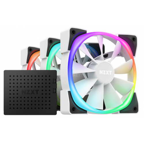 Продать Кулер для корпуса NZXT Aer RGB 2 120mm Triple Starter Pack (HF-2812C-TW) White по Trade-In интернет-магазине Телемарт - Киев, Днепр, Украина фото