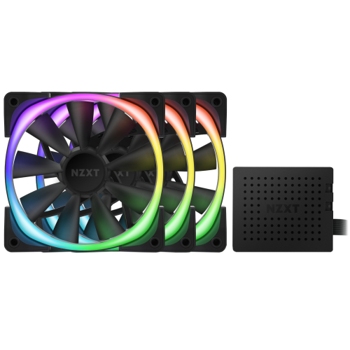 Продати Кулер для корпуса NZXT Aer RGB 2 120mm Triple Starter Pack (HF-2812C-TB) Black за Trade-In у інтернет-магазині Телемарт - Київ, Дніпро, Україна фото