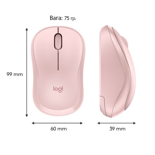Мышка Logitech M220 Silent (910-006129) Rose купить в Украине: Киев, Днепр, Харьков, Одесса  | Низкая цена, отзывы, характеристики от TELEMART фото