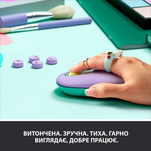 Купить Мышка Logitech POP (910-006547) Daydream Mint - цена в Харькове, Киеве, Днепре, Одессе
в интернет-магазине Telemart фото