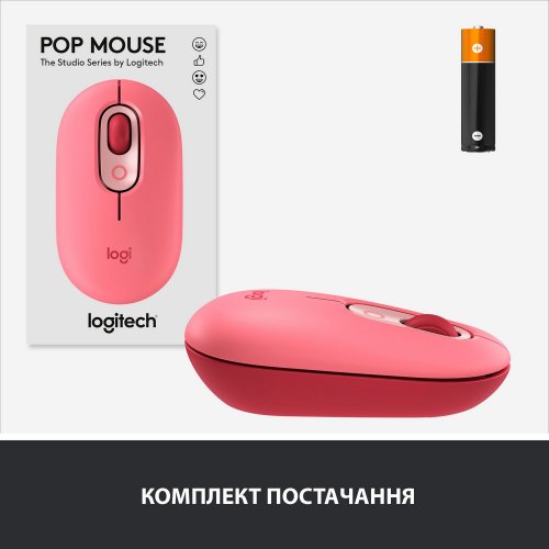 Купить Мышка Logitech POP (910-006548) Heartbreaker Rose - цена в Харькове, Киеве, Днепре, Одессе
в интернет-магазине Telemart фото