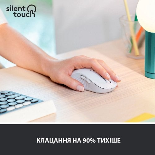 Купить Мышка Logitech Signature M650 L LEFT (910-006240) Off-White - цена в Харькове, Киеве, Днепре, Одессе
в интернет-магазине Telemart фото