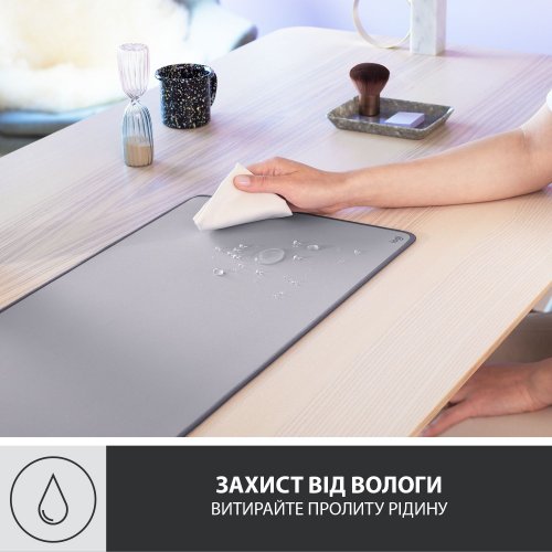 Фото Коврик для мышки Logitech Desk Mat Studio Series (956-000052) Mid Grey