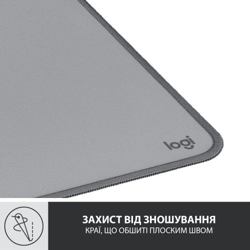 Фото Коврик для мышки Logitech Desk Mat Studio Series (956-000052) Mid Grey