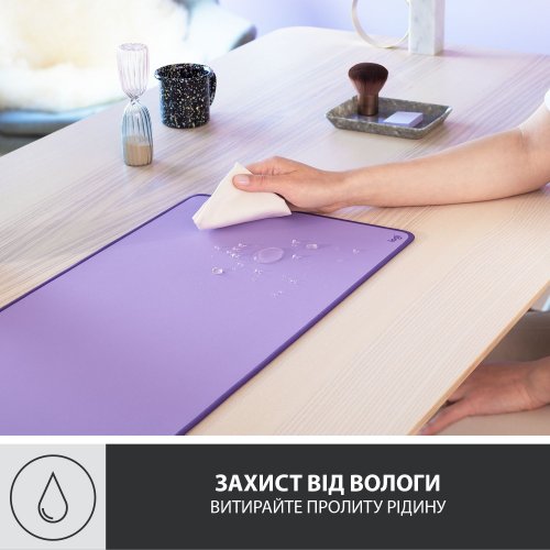 Фото Коврик для мышки Logitech Desk Mat Studio Series (956-000054) Lavender