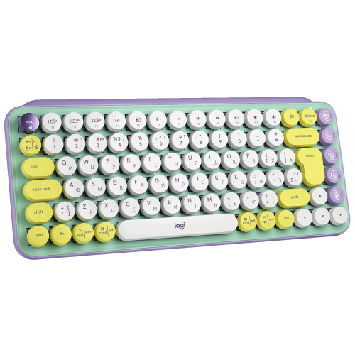 Купить Клавиатура Logitech POP Keys GX Brown (920-010717) Daydream Mint - цена в Харькове, Киеве, Днепре, Одессе
в интернет-магазине Telemart фото