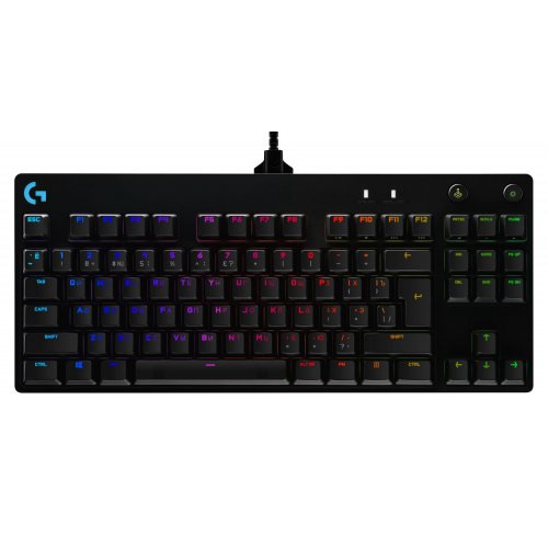 Фото Клавіатура Logitech G PRO RGB GX Blue (920-009392) Black