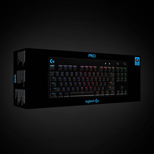 Фото Клавиатура Logitech G PRO RGB GX Blue (920-009392) Black