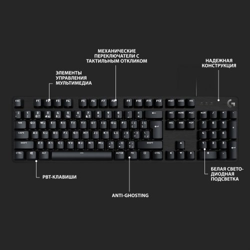 Клавиатура Logitech G413 SE (920-010438) Black купить в Украине: Киев, Днепр, Харьков, Одесса  | Низкая цена, отзывы, характеристики от TELEMART фото