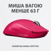 Фото Мышка Logitech G Pro X SUPERLIGHT (910-005956) Magenta