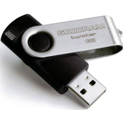 Купить Накопитель GoodRAM Twister 8GB Black (PD8GH2GRTSKR9) - цена в Харькове, Киеве, Днепре, Одессе
в интернет-магазине Telemart фото