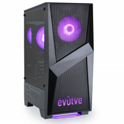 Комп'ютер EVOLVE OptiPart Gold 7H+ (EVOP-G7Hi1240N306-32S500H1TBk) Black / Intel Core i5-12400F (2.5–4.4 ГГц), 6 ядер / RTX 3060 / 32 ГБ (DDR5) / 500 ГБ (SSD) / 1000 ГБ (HDD)
