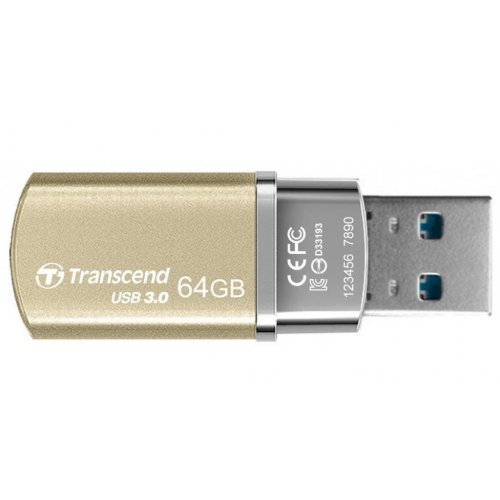 Купить Накопитель Transcend JetFlash 820 USB 3.0 64Gb Gold (TS64GJF820G) - цена в Харькове, Киеве, Днепре, Одессе
в интернет-магазине Telemart фото